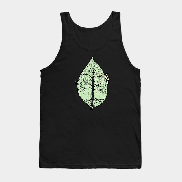 Fall Foliage Tank Top by eriksandisatresa